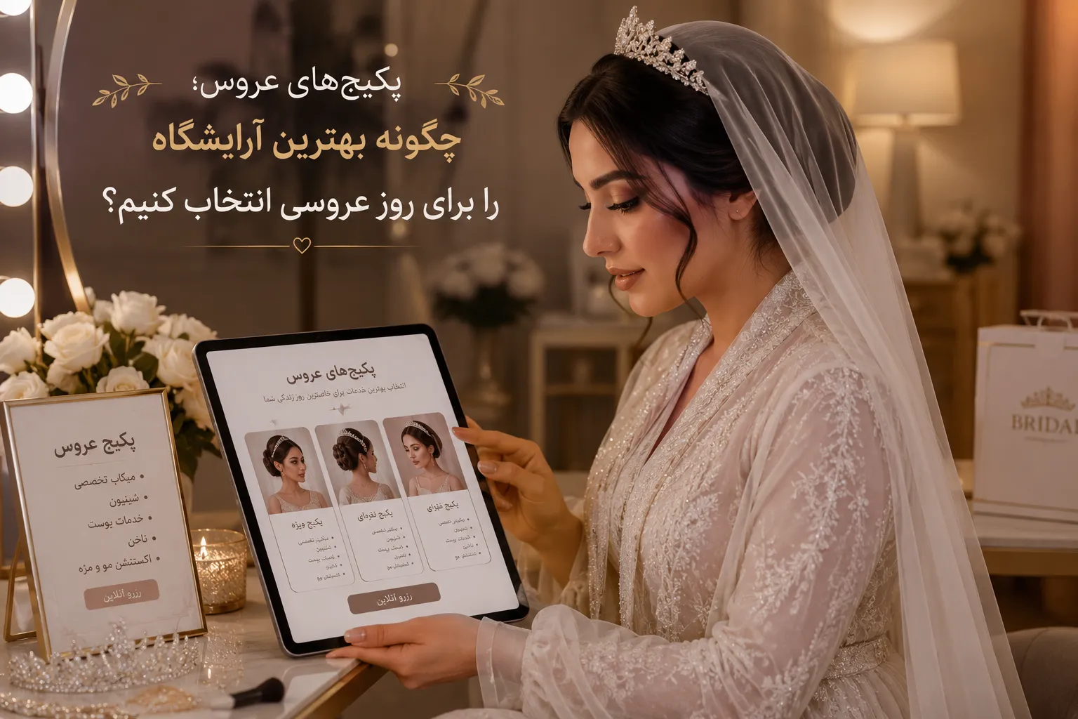 پکیجهای عروس؛ چگونه بهترین آرایشگاه را برای روز عروسی انتخاب کنیم؟