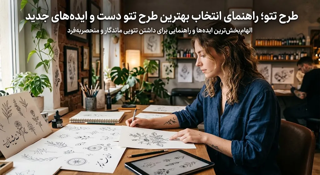 طرح تتو؛ راهنمای انتخاب بهترین طرح تتو دست و ایده‌های جدید