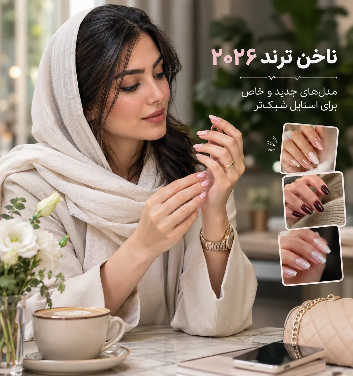 ناخن ترند ۲۰۲۶؛ جدیدترین مدل‌های ناخن جدید و شیک