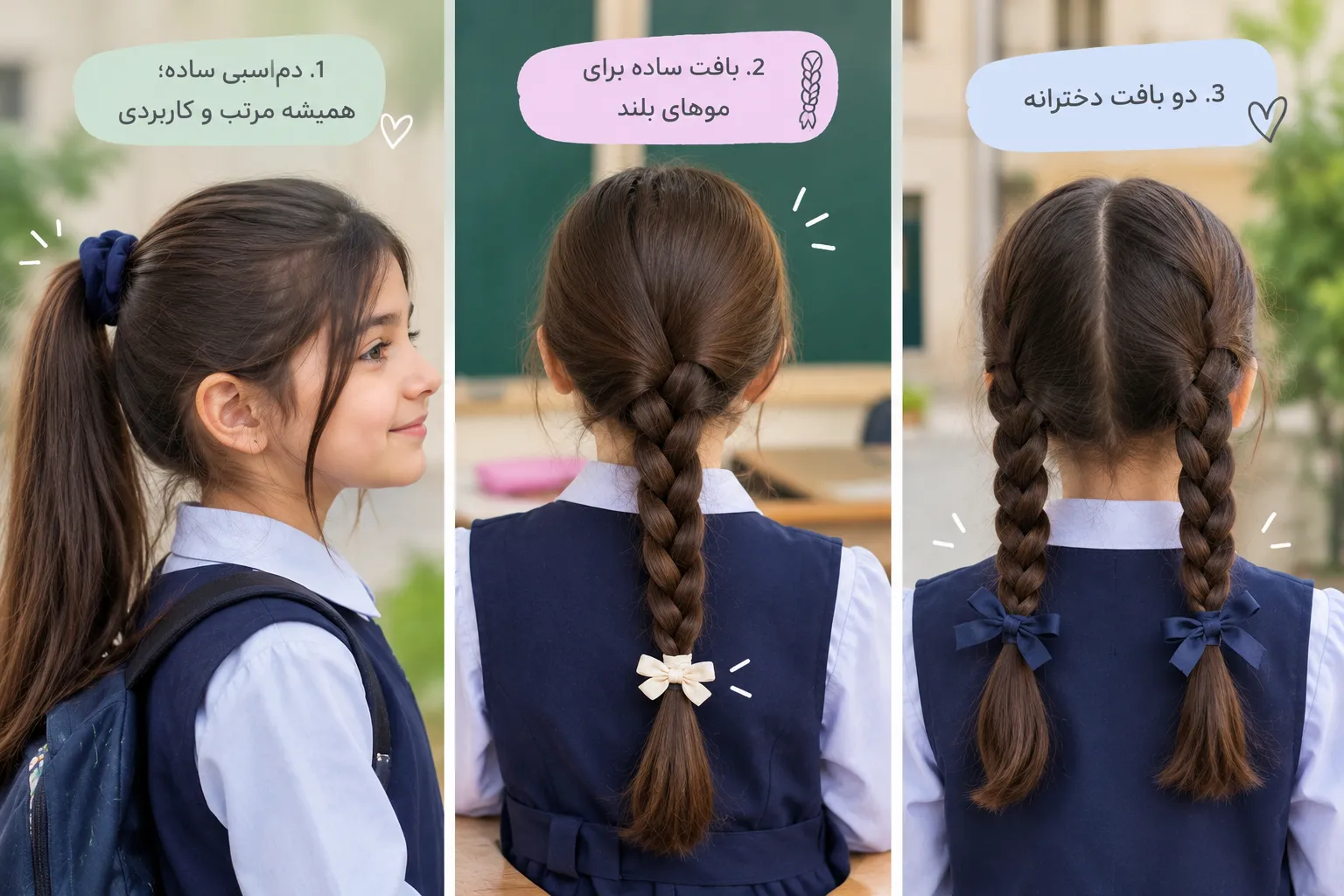 مدل مو دخترانه