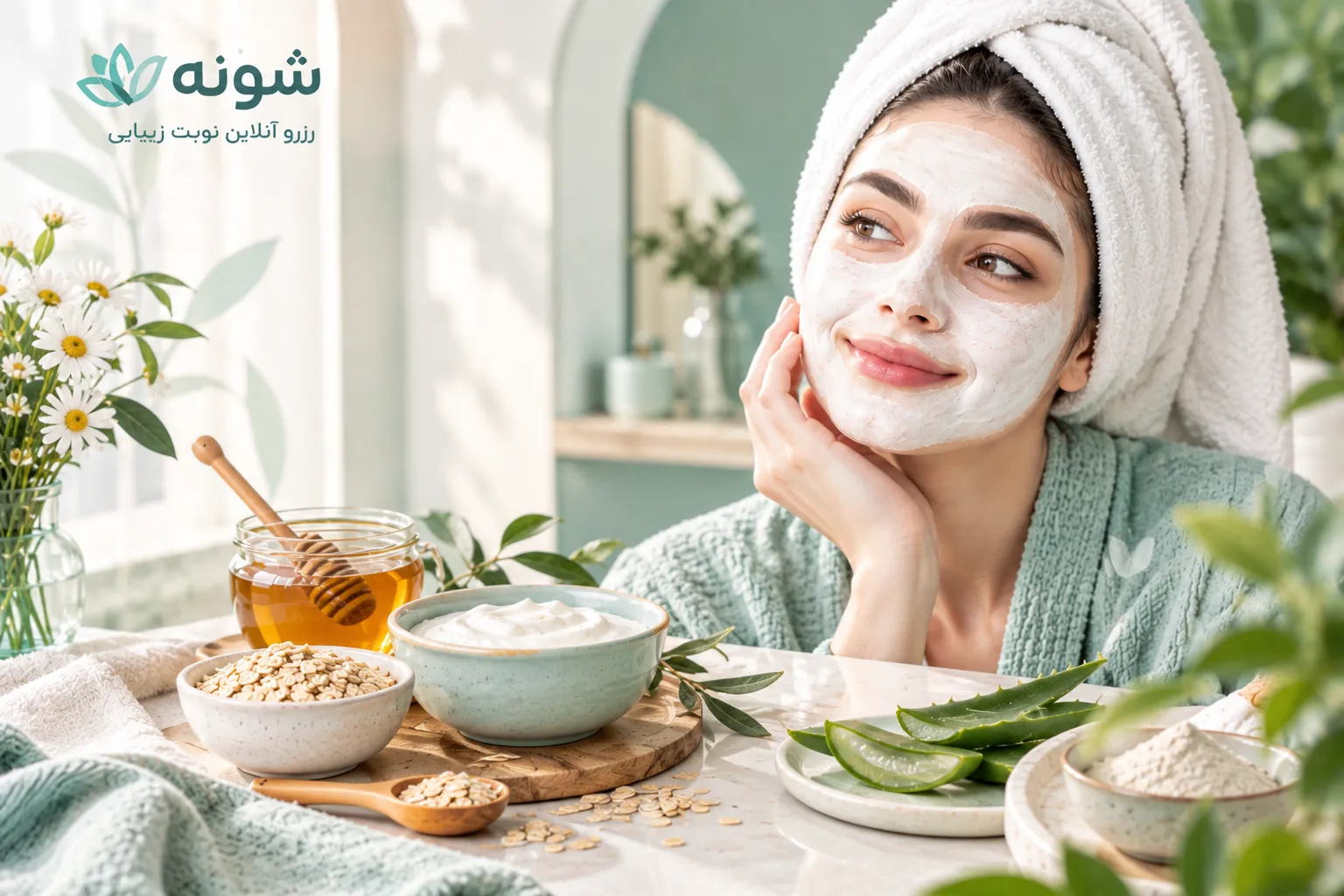 ماسک صورت خانگی برای سفیدی پوست